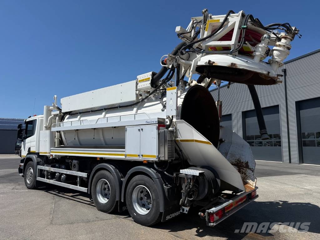 Scania P360 6x4 Hvidtved Larsen Flexline 312 Euro 6 Camiones aspiradores/combi