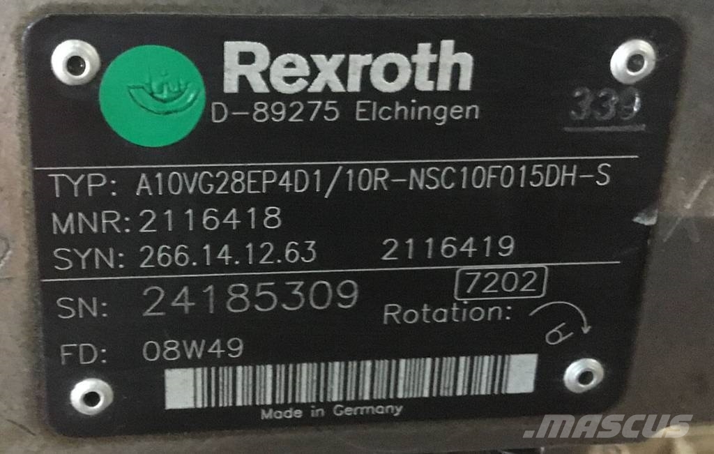 Liebherr A10VG28 Hidraulika