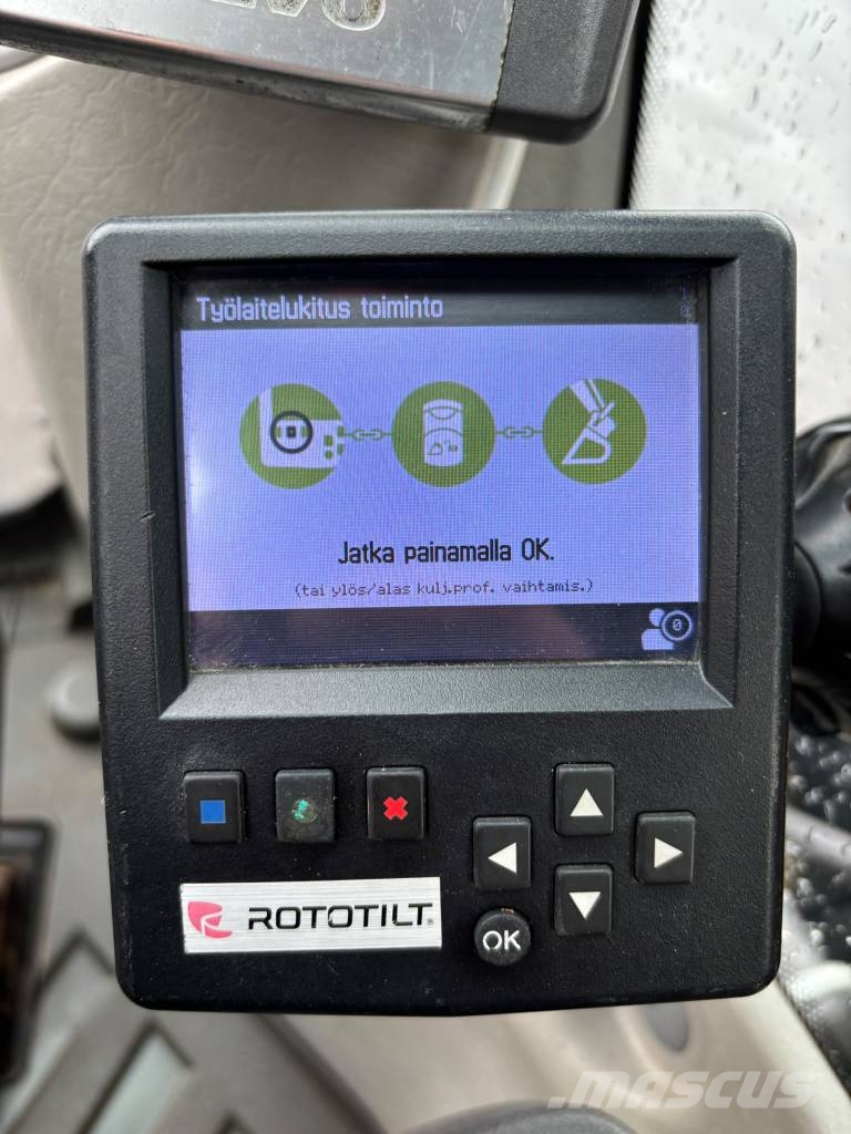 Volvo EW 140 D / Rototilt, Kärry, Rasvari, Lämmitin Bageri točkaši