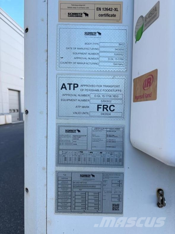 Schmitz Cargobull Trailer Reefer Double Stock Straight Semirremolques isotermos/frigoríficos