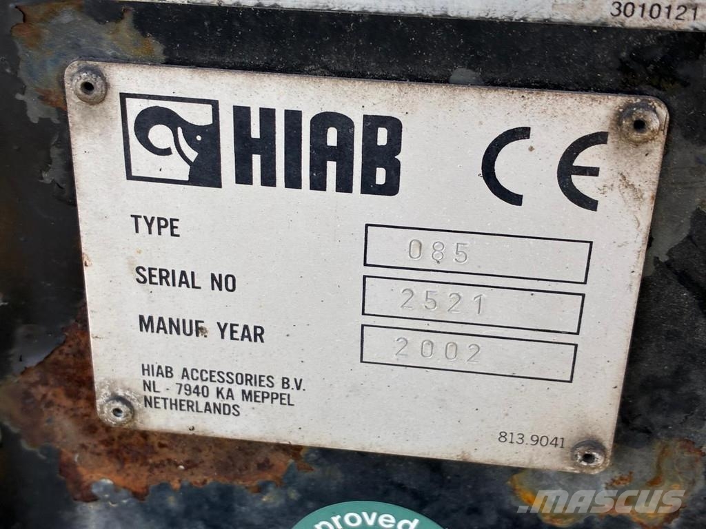 Hiab 085-2 Iekrāvēju krāni