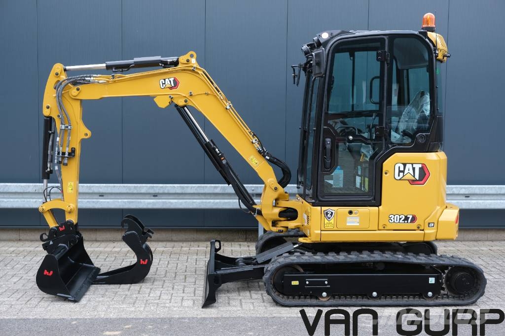 CAT 302.7 CR | 2023 | 298h | Airco | Mini ekskavatori < 7 t