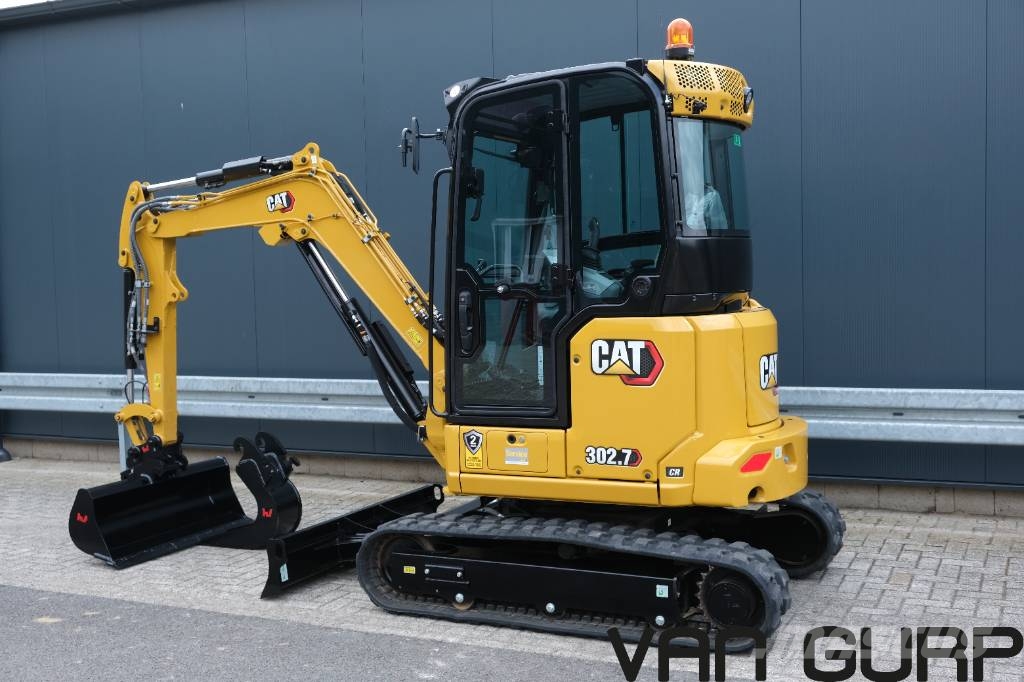 CAT 302.7 CR | 2023 | 298h | Airco | Mini ekskavatori < 7 t
