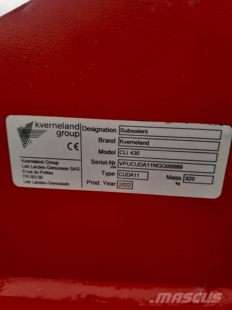 Kverneland CLI430 Jankkurit