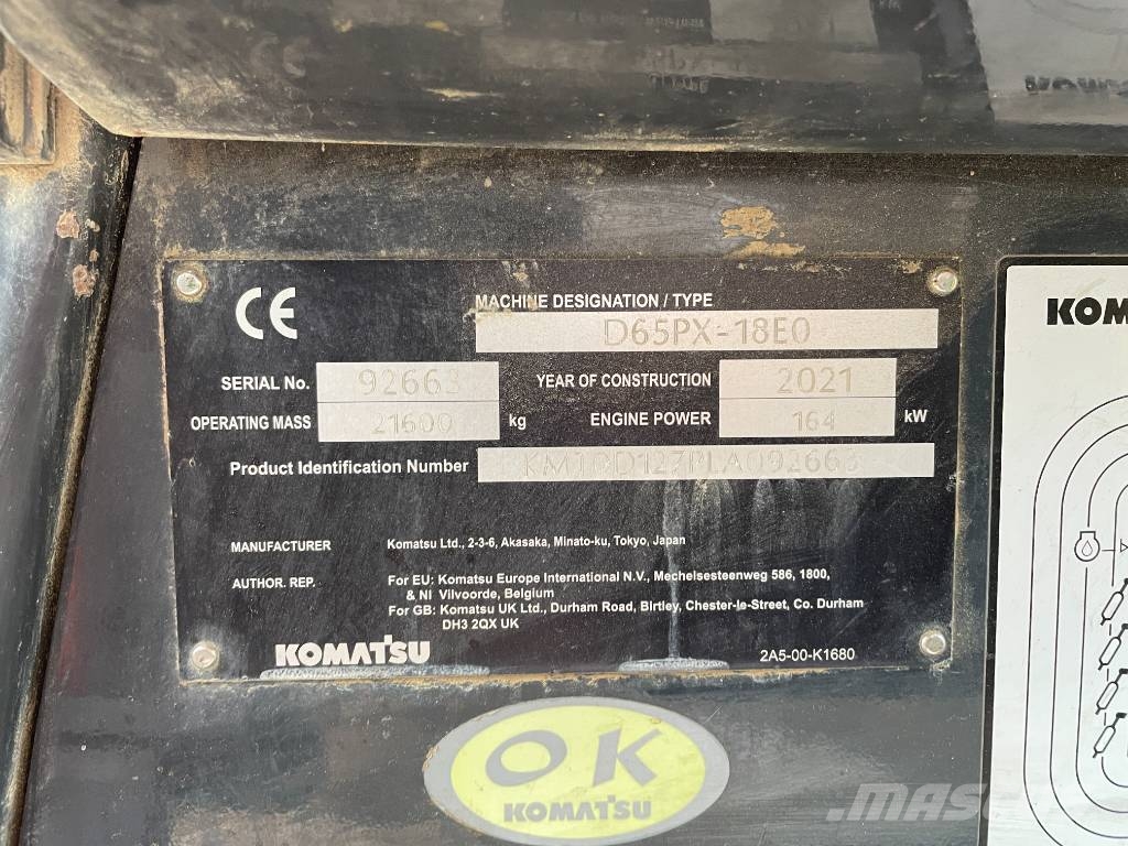Komatsu D 65 PX-18E0 Dozere Beltegående