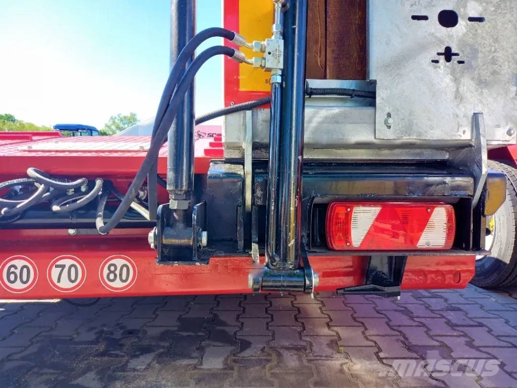  SCORPION 4 osie TRAX płaska Poluprikolice labudice