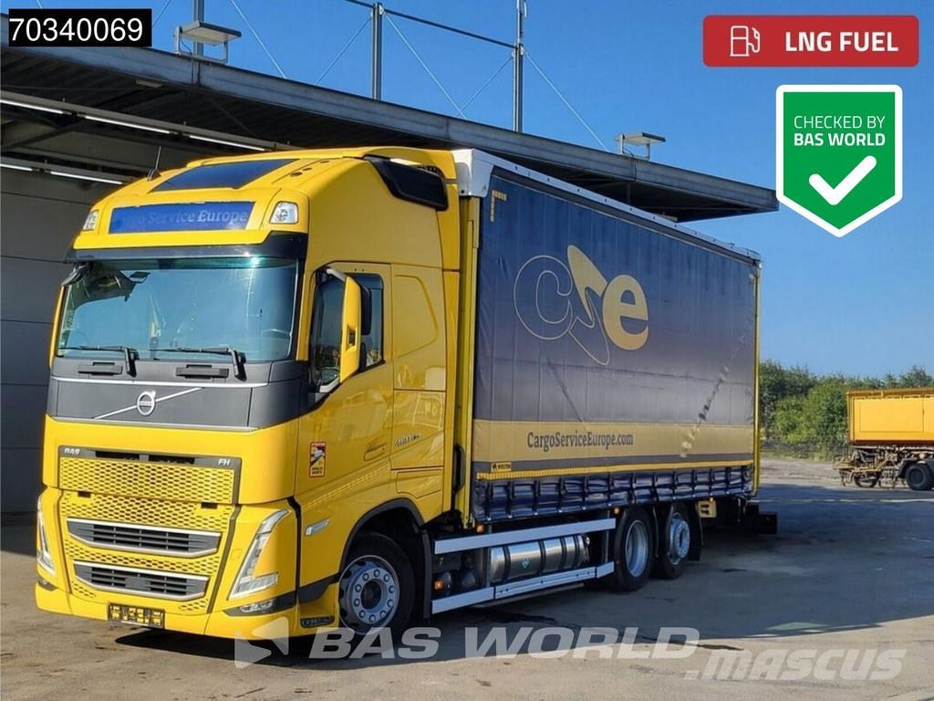 Volvo FH 460 6X2 LNG Engine Curtainsider Sliding roof I- Kapellbil