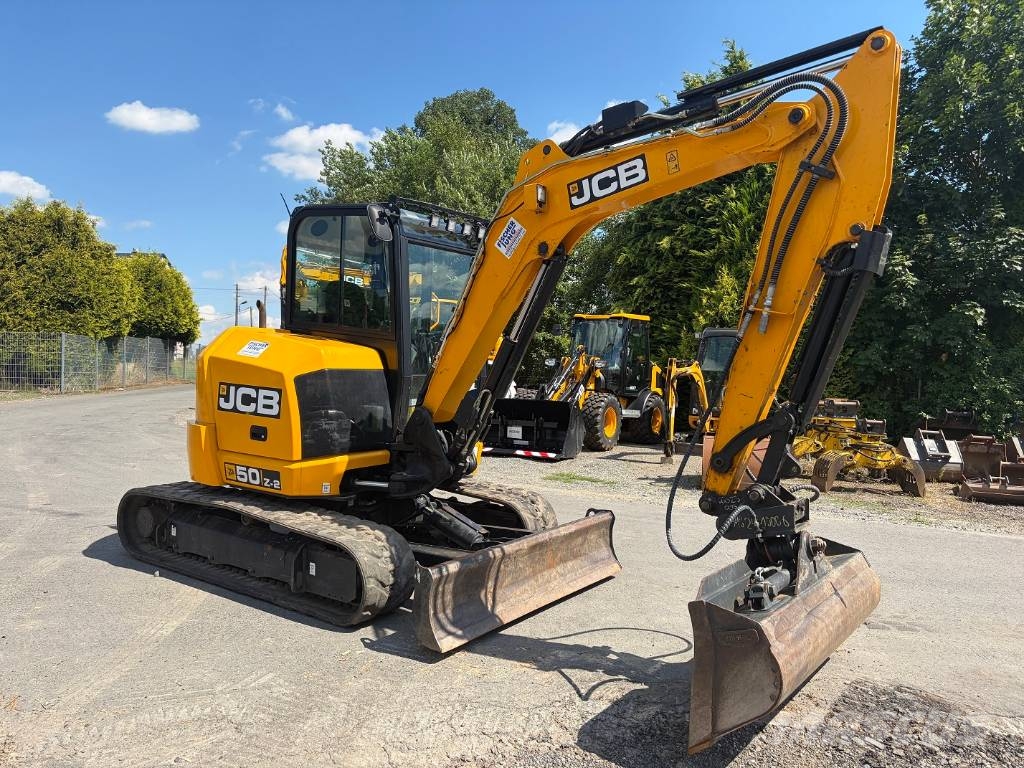 JCB 50Z-2 Mini ekskavatörler, 7 tona dek