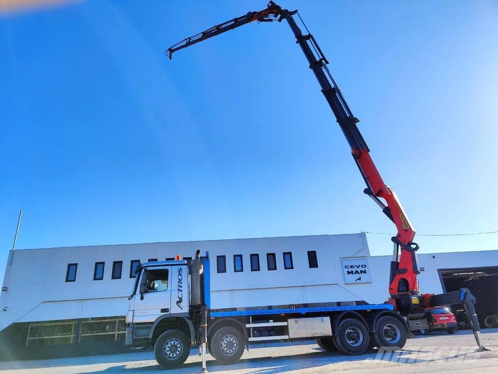 Mercedes-Benz Actros 4151 V8 8x4 Dakdekkerskraan / montagekran P Univerzálne terénne žeriavy
