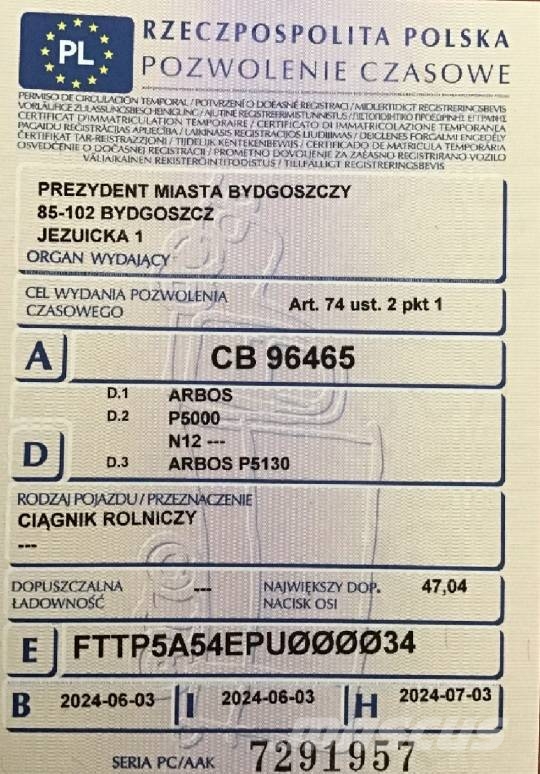 Arbos 5130 AD Ciągnik rolniczy Traktori