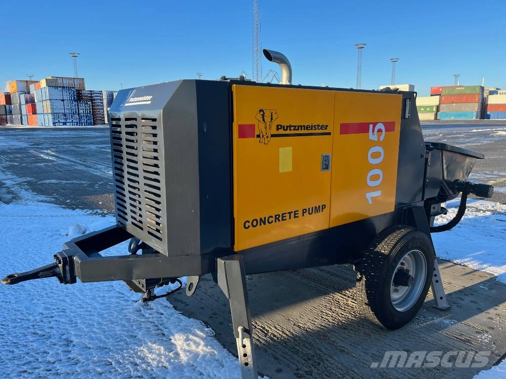 Putzmeister 1005 Bombas de concreto