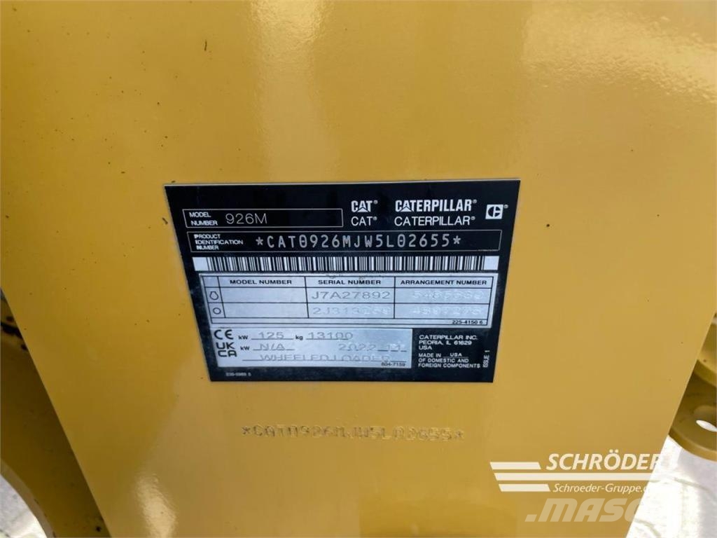 CAT 926 M AGRAR HL Колесни товарачи