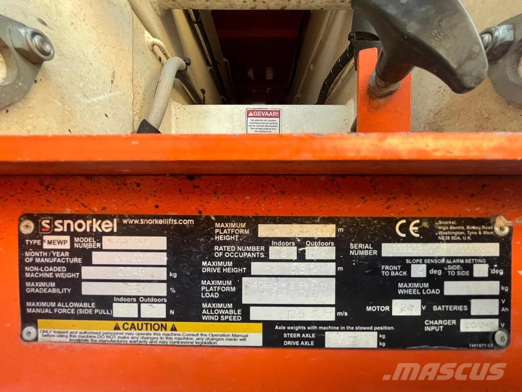 Snorkel S3220E S3220E Saxlifte