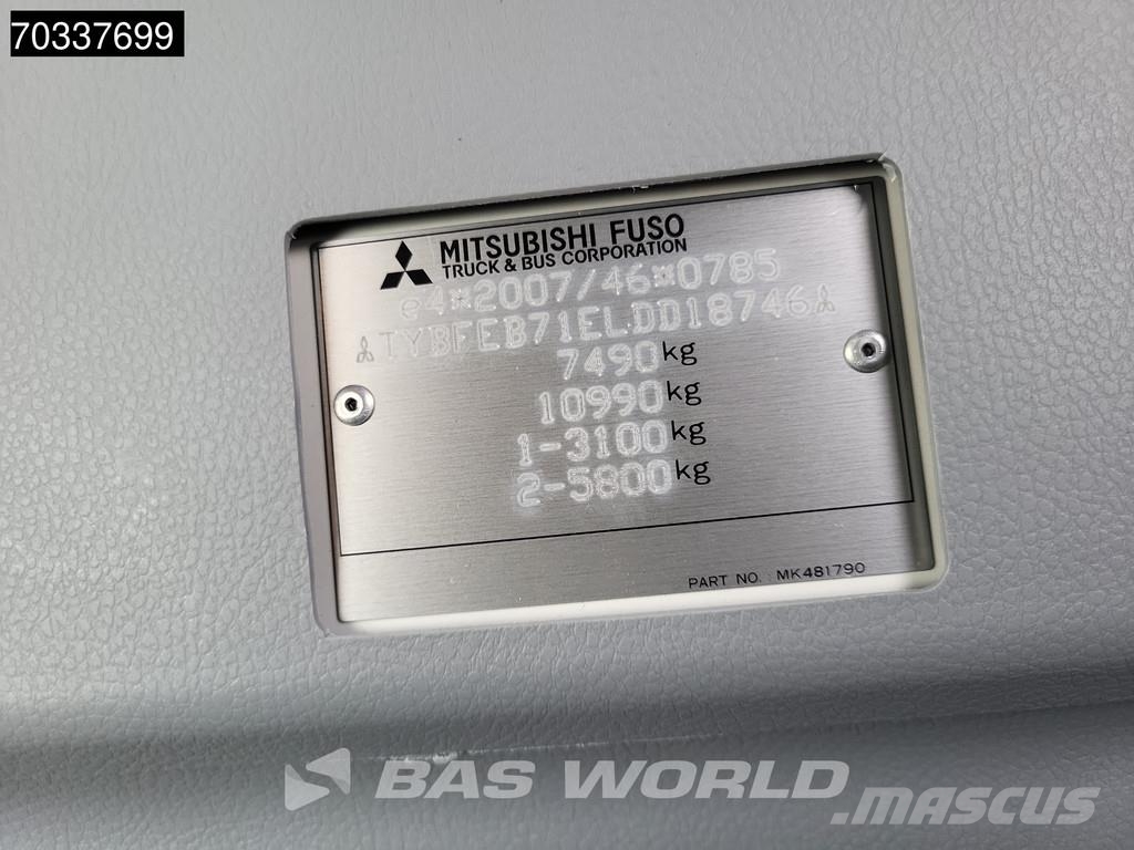 Mitsubishi Canter 7C15 4X2 Full Steel Automatic AC Euro 6 Platte bakwagens