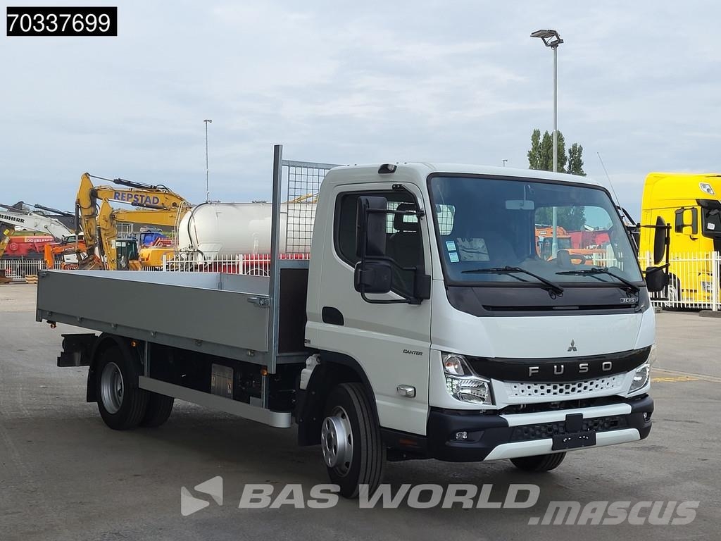 Mitsubishi Canter 7C15 4X2 Full Steel Automatic AC Euro 6 Platte bakwagens