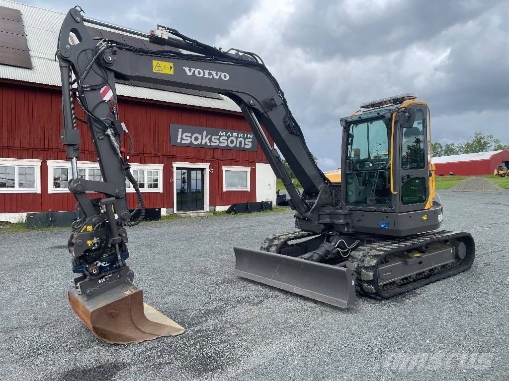 Volvo ECR88D Rototilt C-smörj 3st skopor Excavadoras 7t - 12t