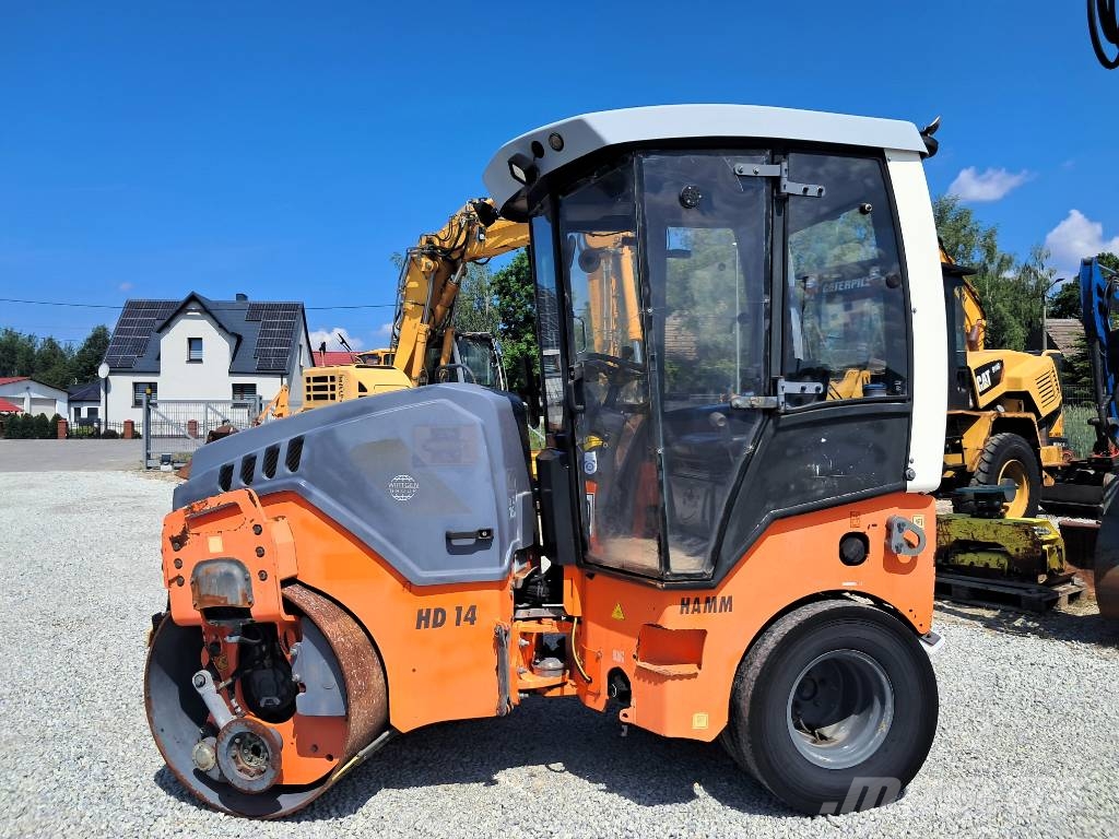 Hamm HD 14 VT BOMAG BW DYNAPAC Porinių būgnų volai