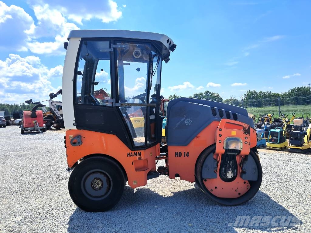Hamm HD 14 VT BOMAG BW DYNAPAC Porinių būgnų volai
