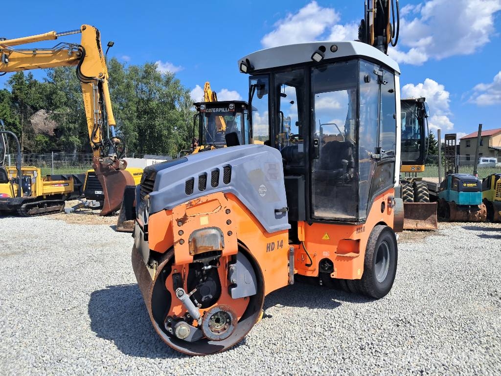 Hamm HD 14 VT BOMAG BW DYNAPAC Porinių būgnų volai