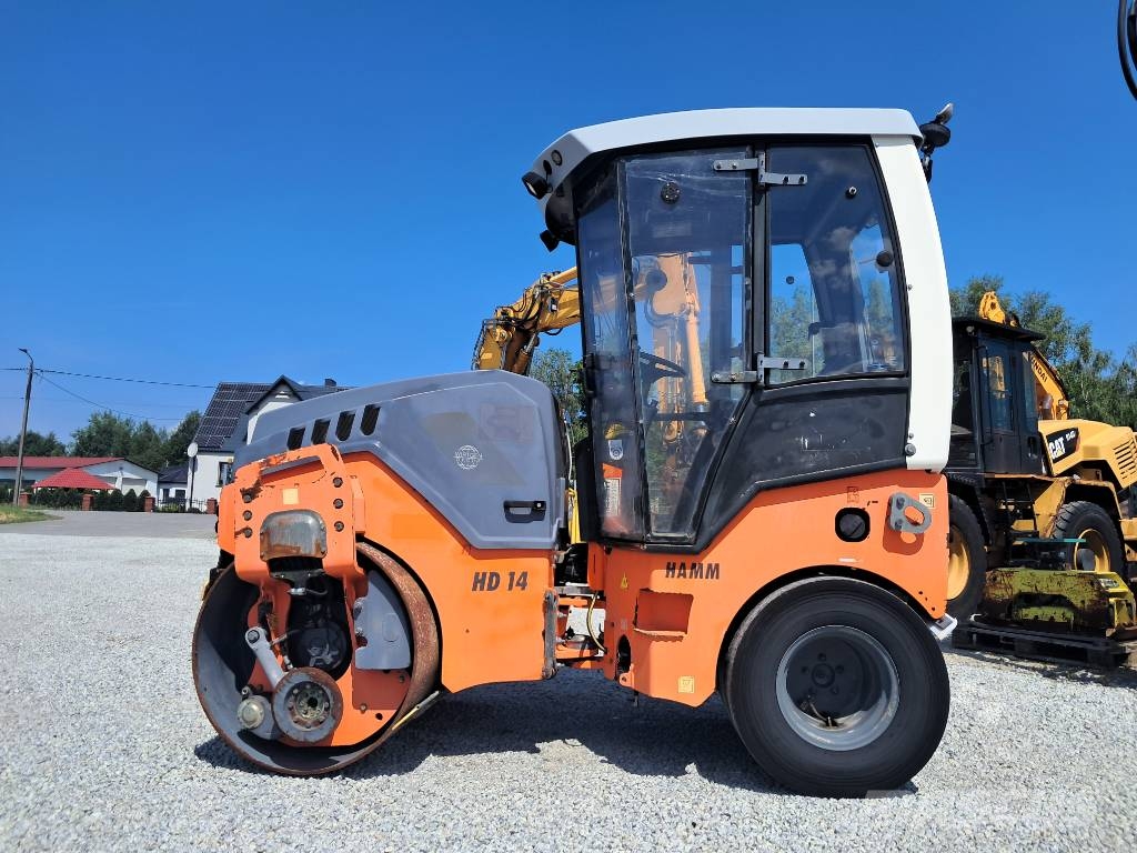 Hamm HD 14 VT BOMAG BW DYNAPAC Porinių būgnų volai