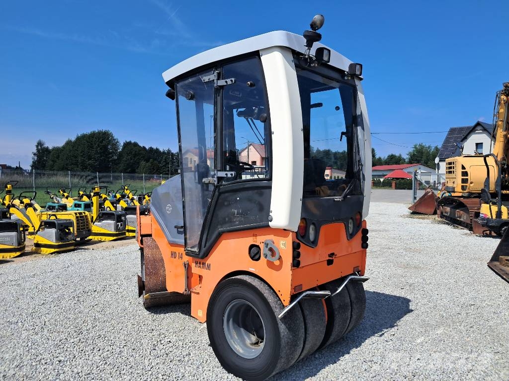 Hamm HD 14 VT BOMAG BW DYNAPAC Porinių būgnų volai