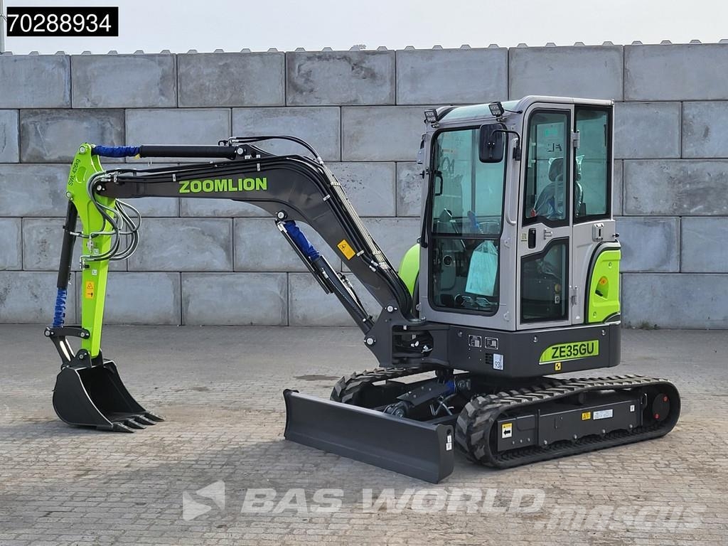 Zoomlion ZE35 GU A/C - CE CERTIFIED ミニ油圧ショベル 7t以下(ミニユンボ・ミニディガー)