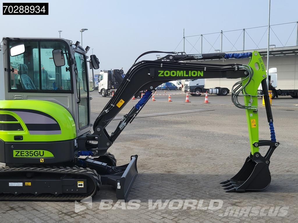 Zoomlion ZE35 GU A/C - CE CERTIFIED ミニ油圧ショベル 7t以下(ミニユンボ・ミニディガー)