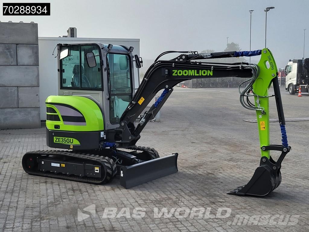 Zoomlion ZE35 GU A/C - CE CERTIFIED ミニ油圧ショベル 7t以下(ミニユンボ・ミニディガー)
