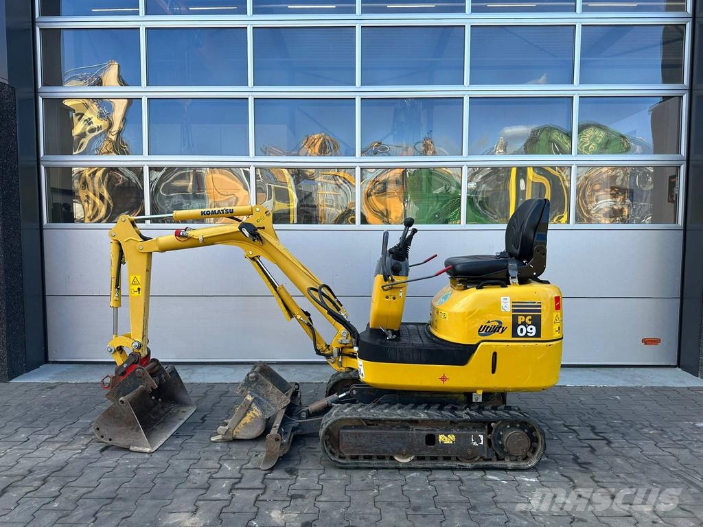 Komatsu PC09-1 Mini rýpadlá < 7t