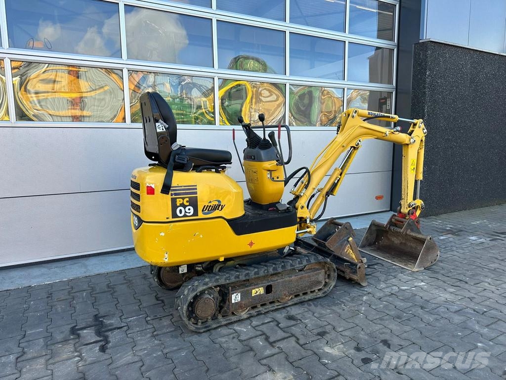 Komatsu PC09-1 Mini rýpadlá < 7t