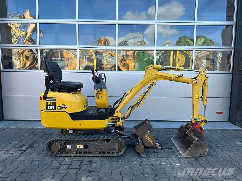 Komatsu PC09-1 Mini rýpadlá < 7t