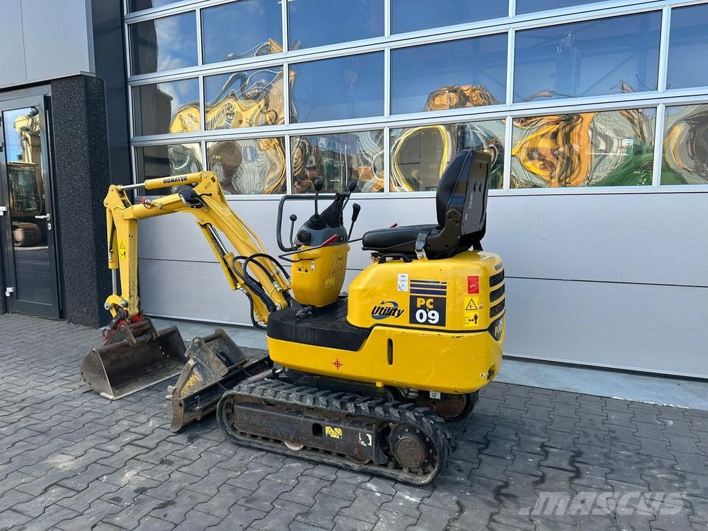Komatsu PC09-1 Mini rýpadlá < 7t