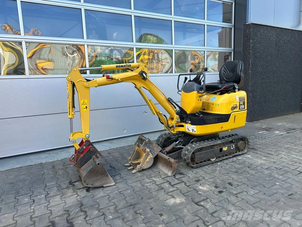 Komatsu PC09-1 Mini rýpadlá < 7t