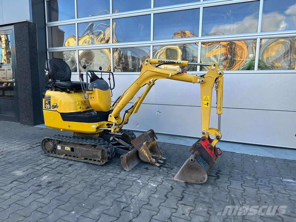 Komatsu PC09-1 Mini rýpadlá < 7t