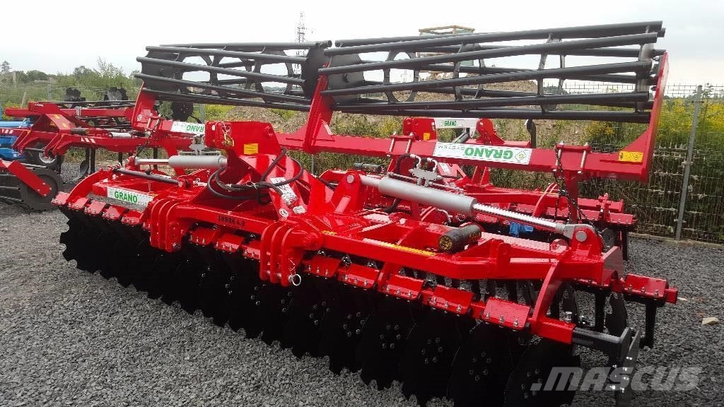 Top-Agro GRANO Disc Harrow 4m, OFAS 560mm, roller 500mm Grape cu disc