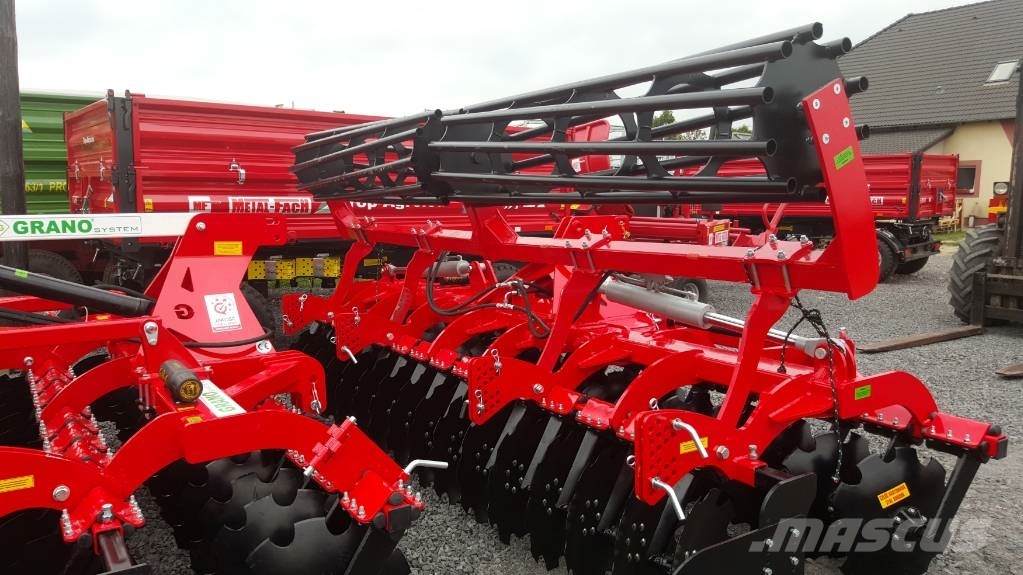 Top-Agro GRANO Disc Harrow 4m, OFAS 560mm, roller 500mm Grape cu disc