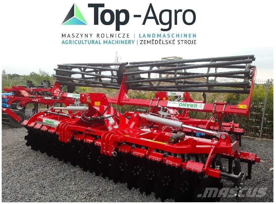 Top-Agro GRANO Disc Harrow 4m, OFAS 560mm, roller 500mm Grape cu disc