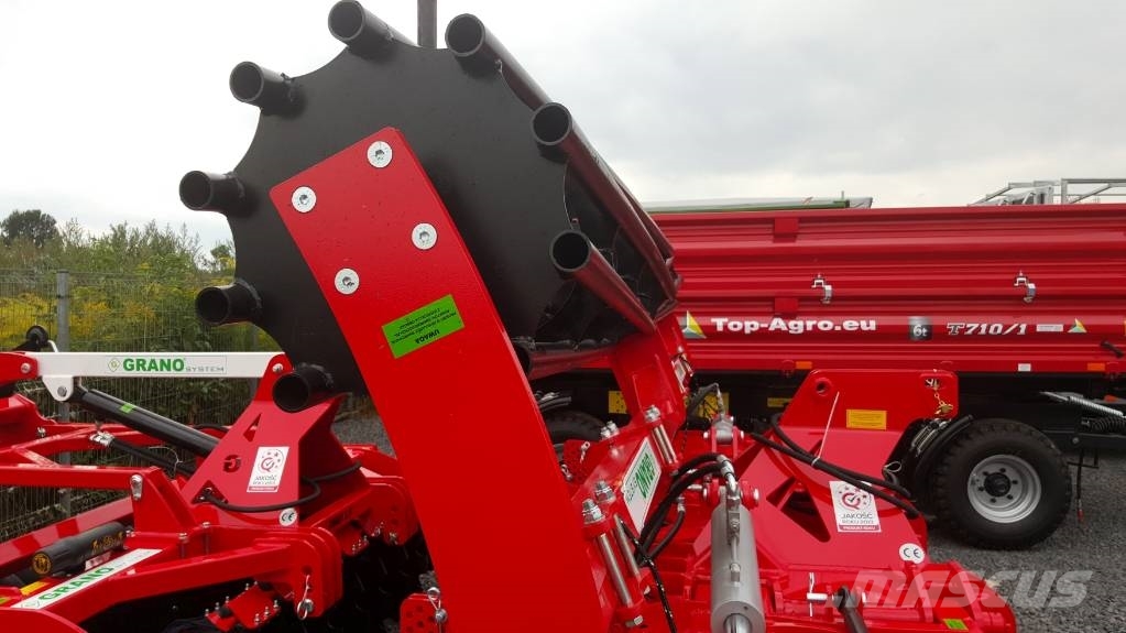 Top-Agro GRANO Disc Harrow 4m, OFAS 560mm, roller 500mm Grape cu disc