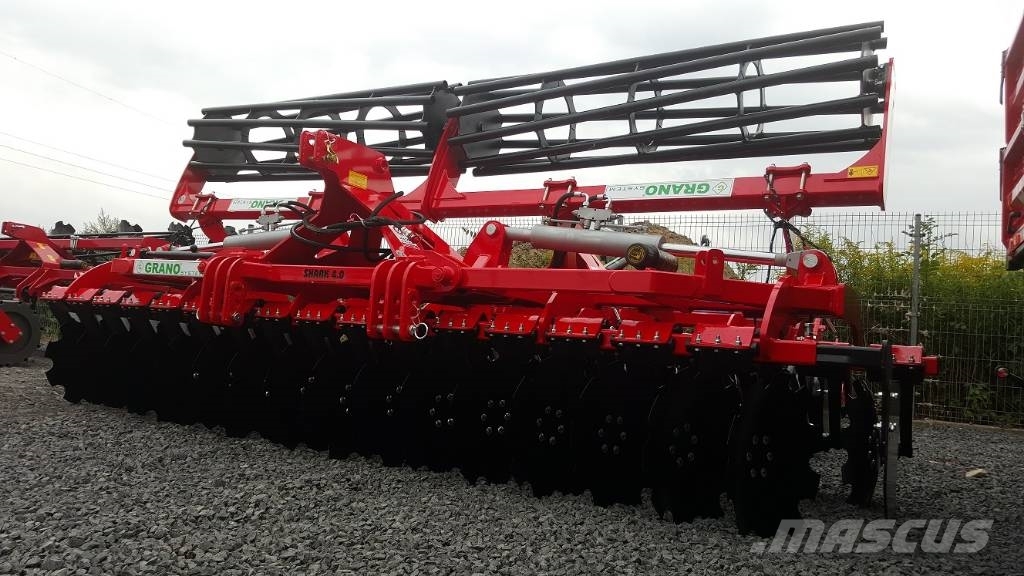 Top-Agro GRANO Disc Harrow 4m, OFAS 560mm, roller 500mm Grape cu disc