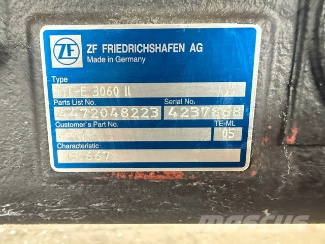 ZF MT-L 3060 NEW AXLES محور العجلة