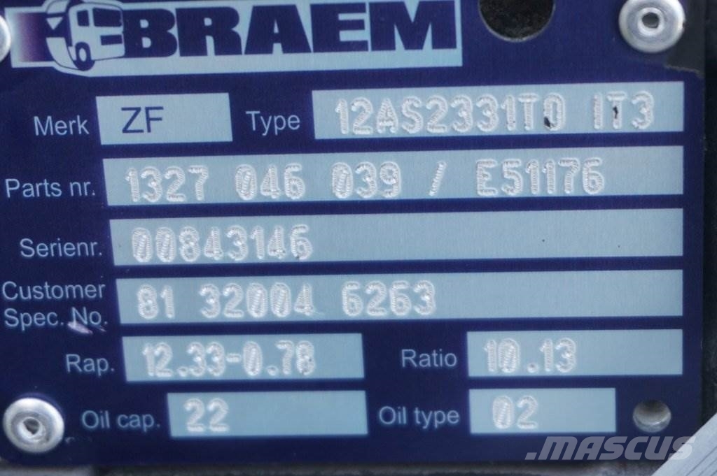 ZF 12AS2331OD+IT3 Przekładnie i skrzynie biegów