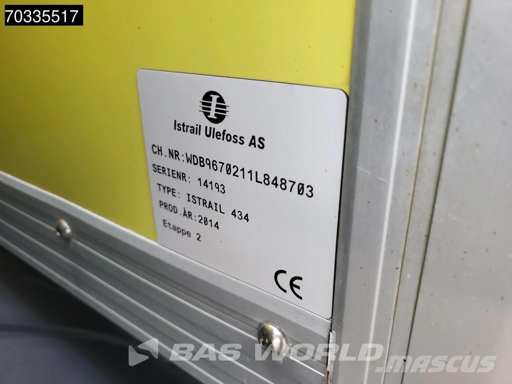 Mercedes-Benz Atego 818 Atego 4X2 8tonner 1500kg Ladeborwand Aut 厢式货车
