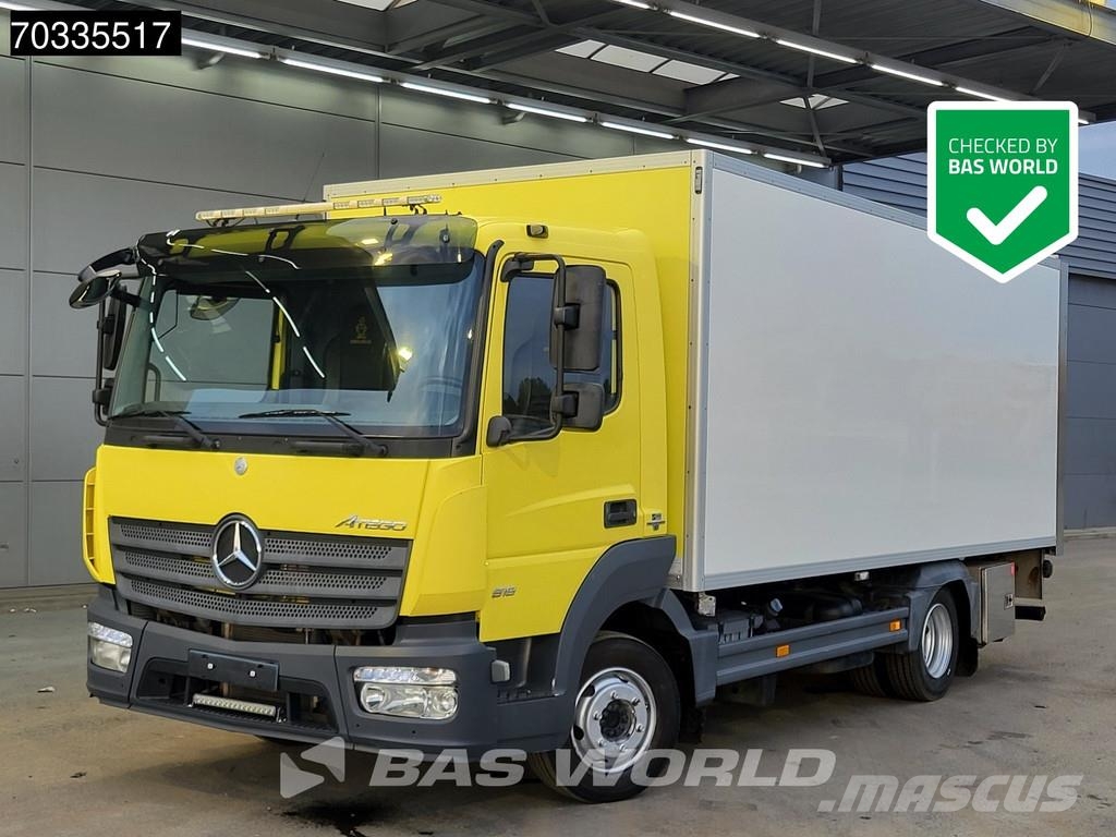 Mercedes-Benz Atego 818 Atego 4X2 8tonner 1500kg Ladeborwand Aut Camiones con caja de remolque