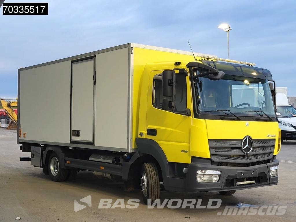 Mercedes-Benz Atego 818 Atego 4X2 8tonner 1500kg Ladeborwand Aut Camiones con caja de remolque