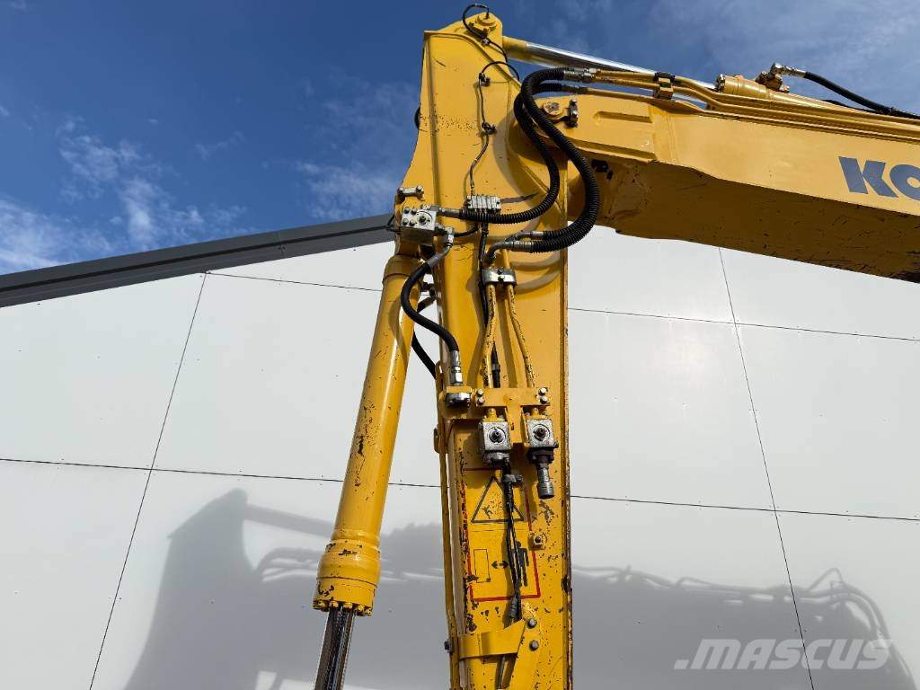 Komatsu PW160-8 - Triple Boom / Blade / Hammer Lines Bagri na kolesih