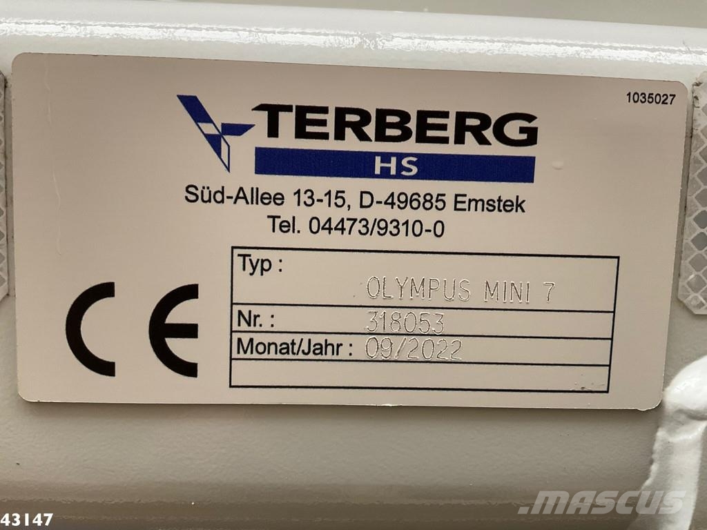 Fuso Canter Terberg 7m³ Smetiarske vozidlá