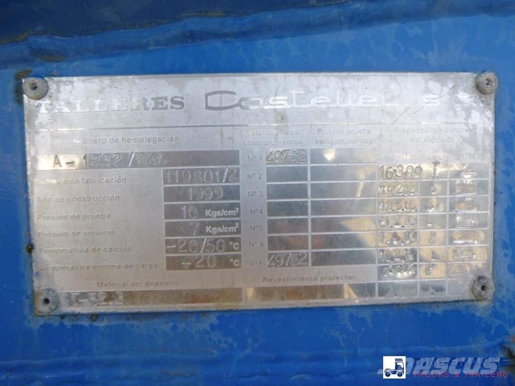 TCSA Gas tank steel 49.7 m3 / 1 comp Autocisternas