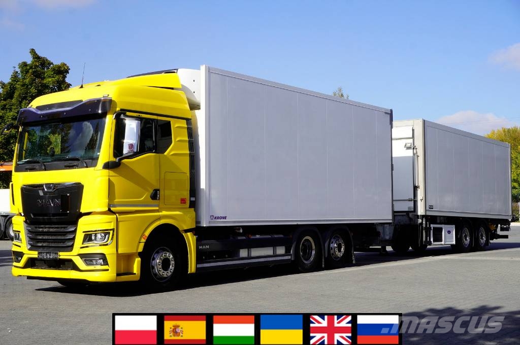 MAN TGX 26.510 6×2-4 / refriger. truck + trailer شاحنات بدرجة حرارة قابلة للضبط