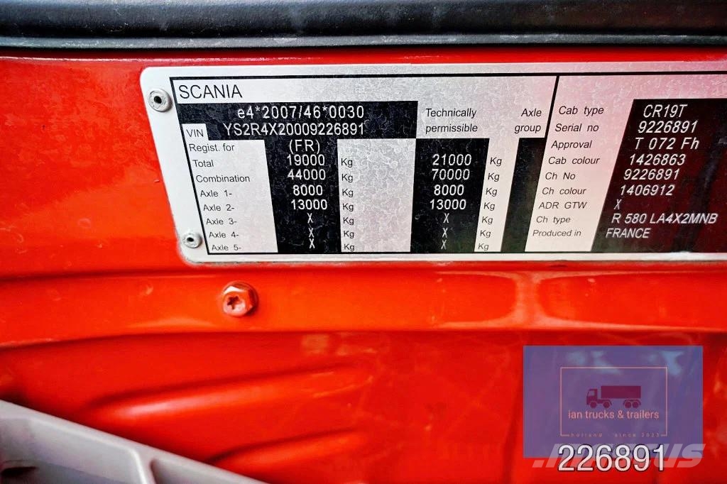 Scania R580 V8 Retarder | Euro 6 | 2017 | 925.000 km | Lu Camiones tractor