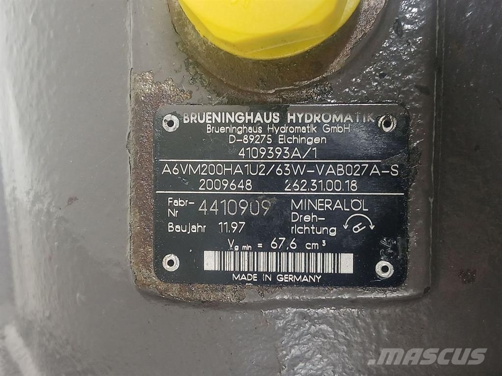 Ahlmann 4109393A-Brueninghaus A6VM200-Drive motor/Rijmotor Гідравліка